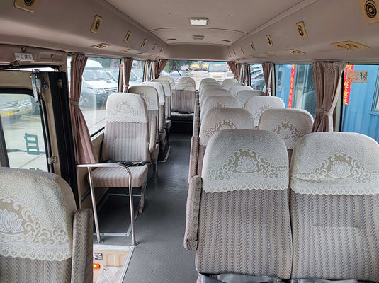 Manual Used Mini Coach / Used 23 Seater Bus Euro 4 Emission Standard