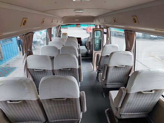 Manual Used Mini Coach / Used 23 Seater Bus Euro 4 Emission Standard