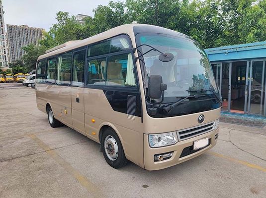 YuTong Used Mini Coach 19 Seater Diesel Fuel With Manual Transmission