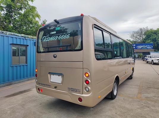 YuTong Used Mini Coach 19 Seater Diesel Fuel With Manual Transmission