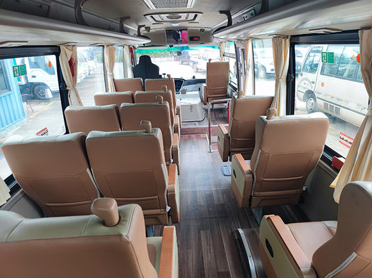 YuTong Used Mini Coach 19 Seater Diesel Fuel With Manual Transmission