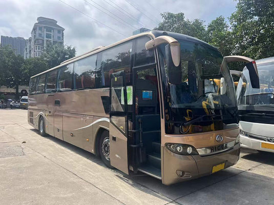 Diesel Manual Higer Used Luxury Coaches 47 Seats with LHD Steering Position