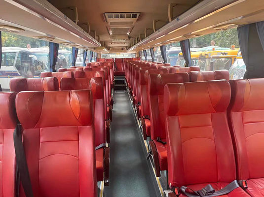 Diesel Manual Higer Used Luxury Coaches 47 Seats with LHD Steering Position