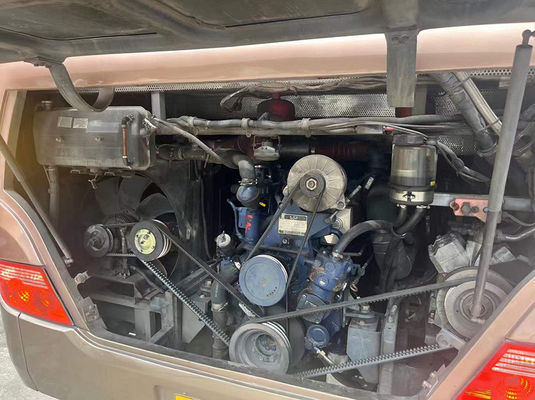 Diesel Manual Higer Used Luxury Coaches 47 Seats with LHD Steering Position