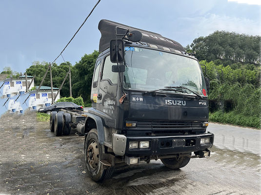 Euro 4 Used Medium Duty Trucks 110km/H LHD Isuzu Second Hand Trucks