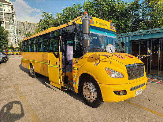 Automatic Yellow Pre Owned School Buses 46 Seats Second Hand School Van
