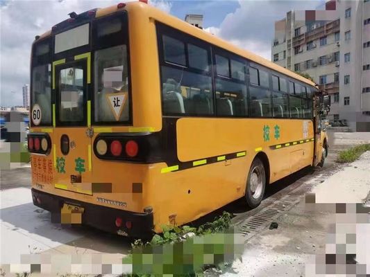 Yellow Dongfeng Pre Owned School Buses With Air Conditioning