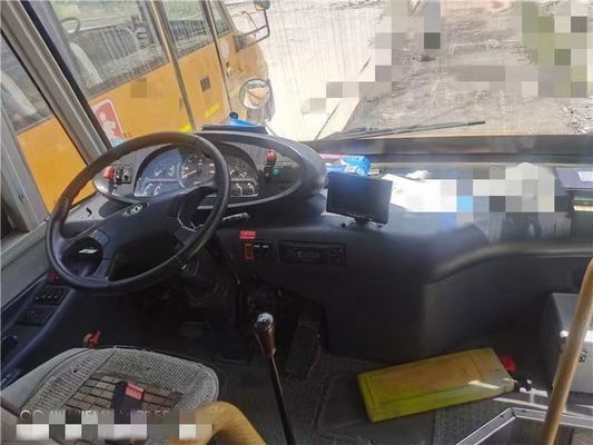 Yellow Dongfeng Pre Owned School Buses With Air Conditioning