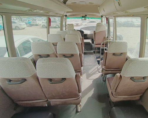 Toyota Used Coaster Bus 23seats LHD Mini Bus With Manual Transmission And Diesel Fuel Type