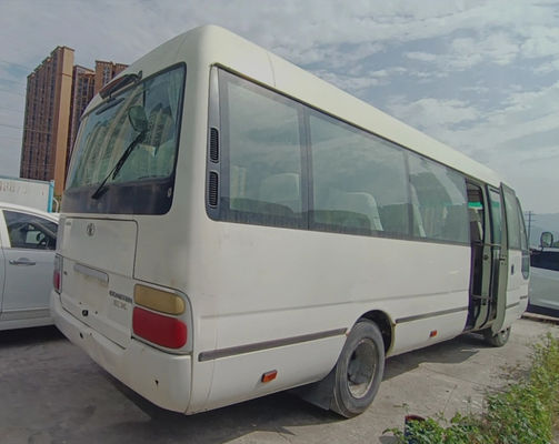 Toyota Used Coaster Bus 23seats LHD Mini Bus With Manual Transmission And Diesel Fuel Type