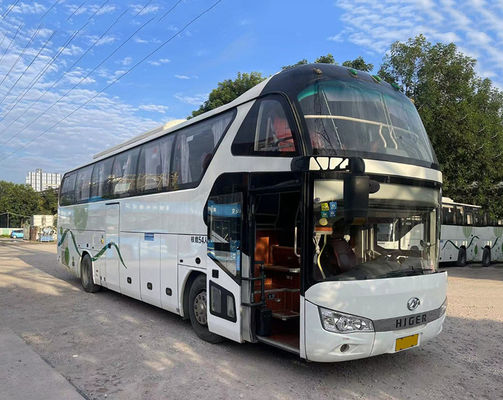 Higer 54seats LHD Euro 5 Second Hand Coach Bus Reliable Transportation Used Tourist Bus