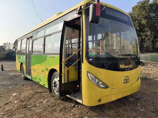 Electric used City Bus new shuchi new energy 62/31seats LHD city bus public transport china bus