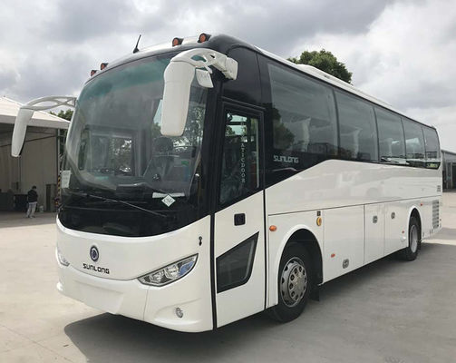 Second Hand Coach Bus With 8300ml Displacement ShenLong 10m 36seats SLK6102 RHD CNG Bus