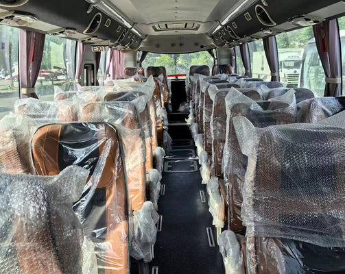 Second Hand Coach Bus With 8300ml Displacement ShenLong 10m 36seats SLK6102 RHD CNG Bus