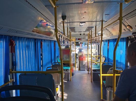 Electric Transit Bus 69km/h Pre Owned City Bus With Left Hand Drive