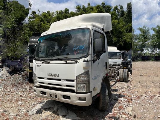 Isuzu Used Trucks 600p ELF 4X2 Used Light Truck 175hp Diesel Engine Cargo Truck Lorry
