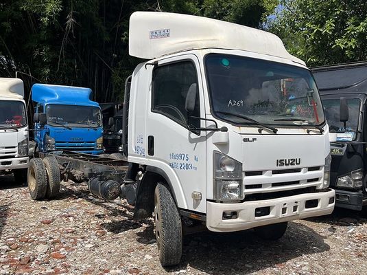 Used Isuzu Trucks ELF Lorry 600p 700P 4X2 Used Light Truck 175hp Diesel Engine Cargo Truck
