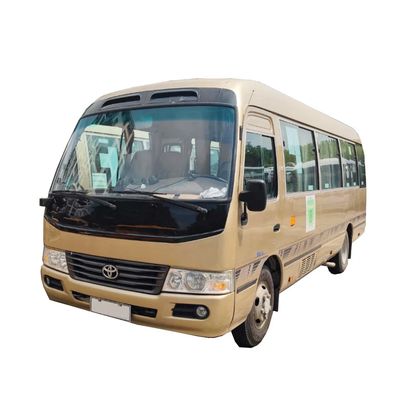 23-Seat Diesel Toyota Coaster Bus LHD Steering Position Manual Transmission Fuel Type Diesel