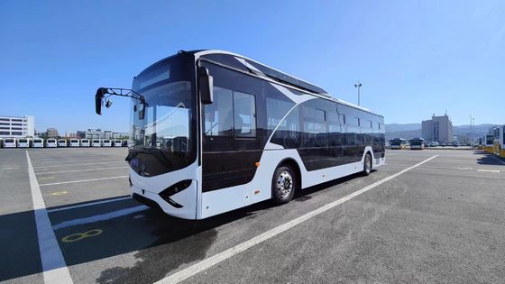 12 Meter Electric City Bus with LHD Steering Position and CATL 299.4kwh / 373.4kwh Driving Battery System by Zonson Bus