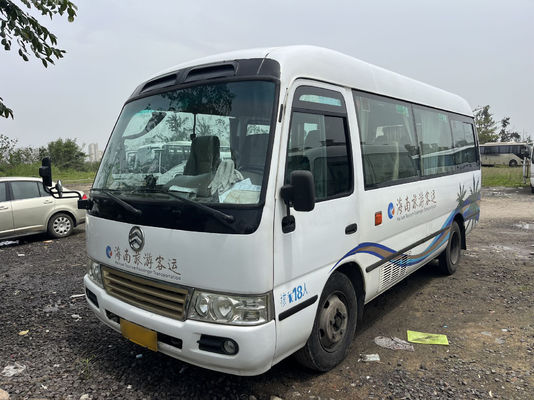 18-Seater Diesel Second-Hand Bus with 180000 Mileage and 1 Door Golden Dragon