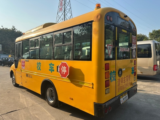 36 Seats Yellow Diesel Engine LHD ZK6669DX7 Uesd School Bus Made in China
