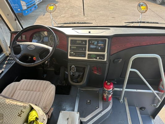 36 Seats Yellow Diesel Engine LHD ZK6669DX7 Uesd School Bus Made in China