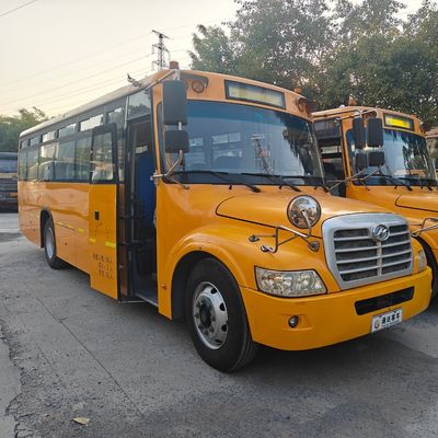 56 Seater Second-hand Bus Sale Yellow School Bus Price for China