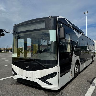 EV Zonson Secong-hand City Bus for 2 Passenger Doors and White Exterior