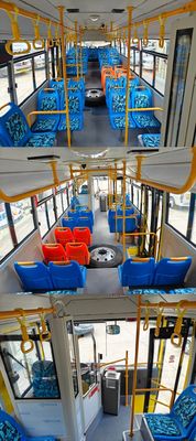 New Energy Pure Electric Shuchi Bus 62/31 Seat Yellow Second Hand LHD  City Bus