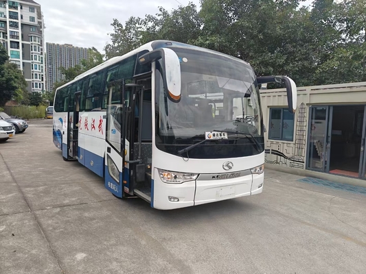 King Long 2017 Registration CATL Pure Electric Battery Used Bus with Engine Type Electric Overall Dimension mm 10.7x2.5x3.3m