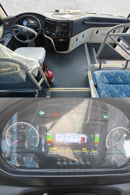 Electric Engine Type 48-Seat Second-Hand Pure Electric Bus from Golden Dragon in 2018 with Rear Track of 1860