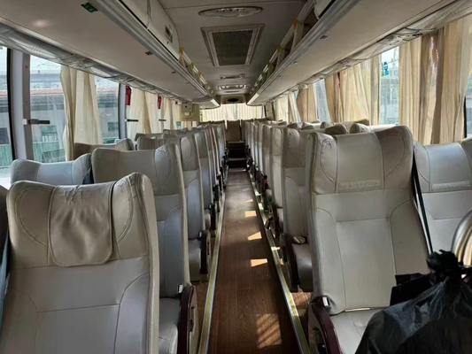 2017 -Made 46-Seat Second-Hand Diesel King Long Tourist Bus with Air Conditioning LHD Steering Position 243 kw Engine Power