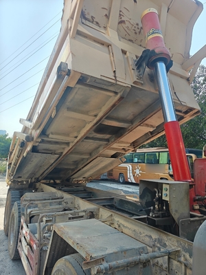 Two Seat Yellow Second-hand Howo Dump Truck Produced in 2019