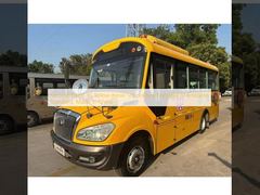 Second-hand 36 Yellow diesel School Bus, National IV Emission Standard, Made in China