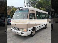 King Long Used Bus for LHD Steering Position 19 Seats Yuchai 115 Horsepower National IV