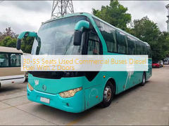30-55 Seats Used Commercial Buses Diesel Fuel With 2 Doors
